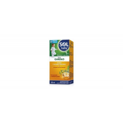 Miniaturka artykułu - SOLbaby Gardło syrop - 100ml