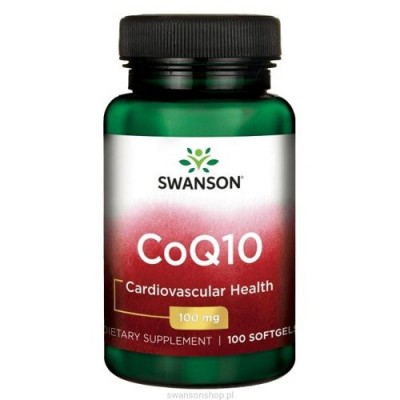 Miniaturka artykułu - SWANSON Koenzym CoQ10 100mg - 100 kaps.