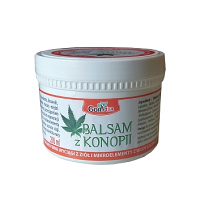 Miniaturka artykułu - Gorvita Balsam z konopii, 200 ml