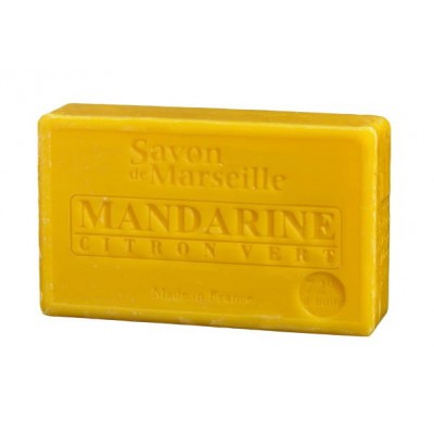 Miniaturka artykułu - Mydło Marsylskie Mandarynka-limonka - 100g