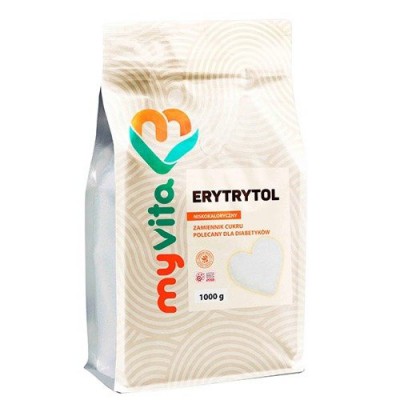 Miniaturka artykułu - MyVita Erytrytol - 1000g 