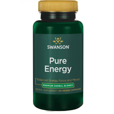 Miniaturka artykułu - SWANSON Pure Energy - 60 vege kapsułek
