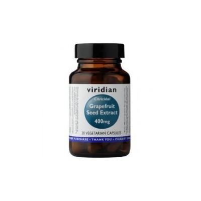 Miniaturka artykułu - VIRIDIAN Ekstrakt z pestek grejpfruta - 30 kapsułek