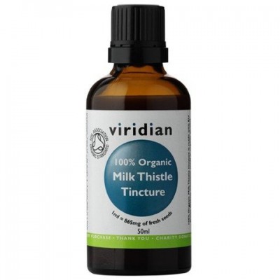 Miniaturka artykułu - VIRIDIAN Ostropest Krople Ziołowe - 50ml