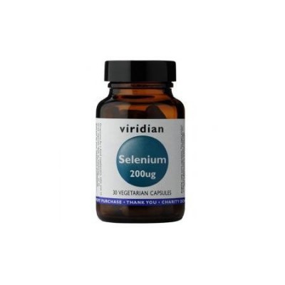 Miniaturka artykułu - VIRIDIAN Selen 200ug - 30 kapsułek