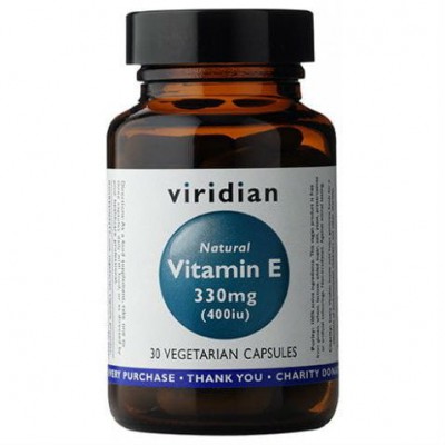 VIRIDIAN Naturalna Witamina E 330mg - 30 kapsułek