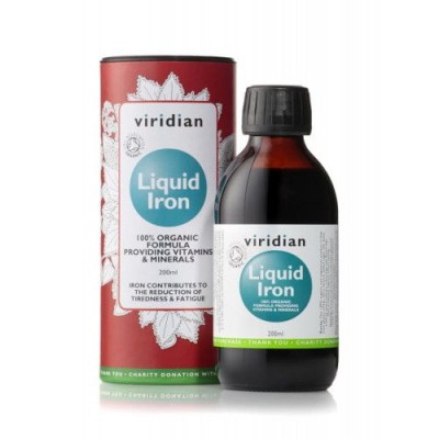 VIRIDIAN Ekologiczne Żelazo w płynie - 200ml