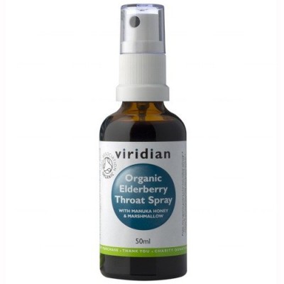 VIRIDIAN Ekologiczny Spray do gardła - 50ml