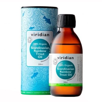 VIRIDIAN Ekologiczny Olej z Pstrąga Tęczowego - 200ml