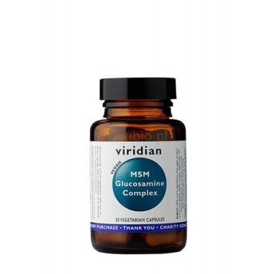 VIRIDIAN Glukozamina z MSM - 30 kapsułek