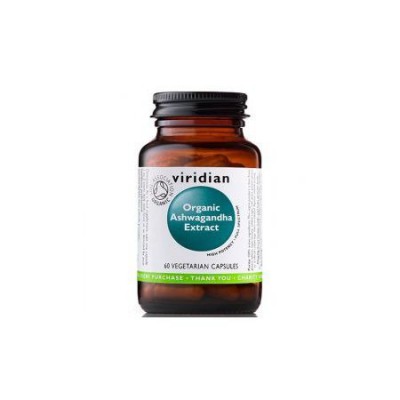 VIRIDIAN Organic Ashwagandha - 60 kapsułek