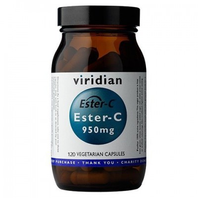 Miniaturka artykułu - VIRIDIAN Ester C 950mg - 120 kapsusłek