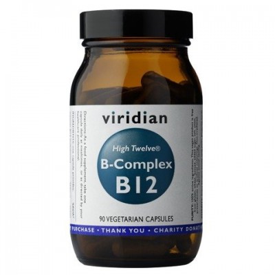 Miniaturka artykułu - VIRIDIAN High Twelve B-Complex B12 - 90 kapsułek