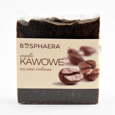 Miniaturka artykułu - BOSPHAERA Mydło kawowe - kostka - 90 g