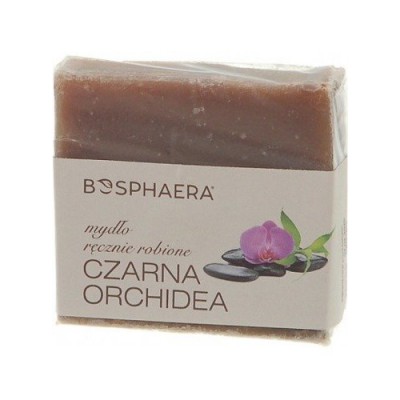 Miniaturka artykułu - BOSPHAERA Mydło ręcznie robione Czarna orchidea - 90g