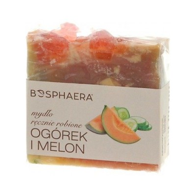 Miniaturka artykułu - BOSPHAERA Mydło ręcznie robione Melon - 90g