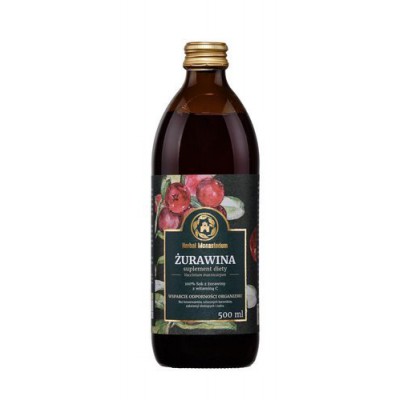 Miniaturka artykułu - Herbal Monasterium Sok z Żurawiny - 500ml