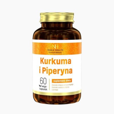 Miniaturka artykułu - Kurkuma i Piperyna - vege 60 kapsułek