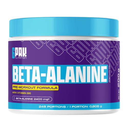 Miniaturka artykułu - 6Pak Nutrition Beta-Alanine, 200 g