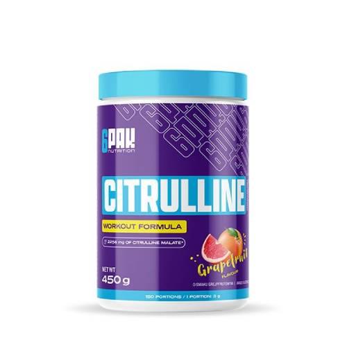 Miniaturka artykułu - 6Pak Nutrition Citrulline smak grejpfrutowy, 450 g