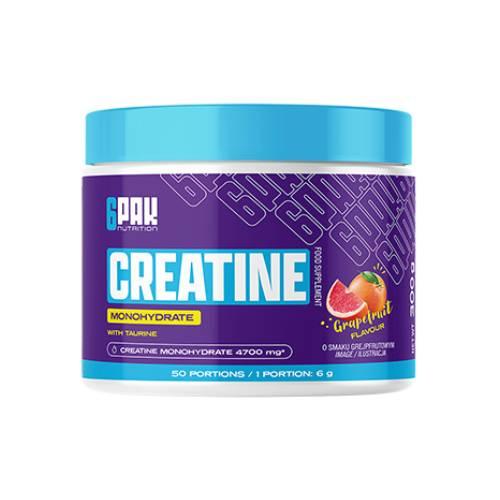 Miniaturka artykułu - 6Pak Nutrition Creatine Monohydrate smak grejpfrut, 300 g