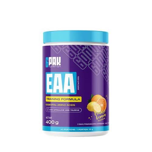 Miniaturka artykułu - 6Pak Nutrition EAA smak pomarańczowo-cytrynowy, 400 g
