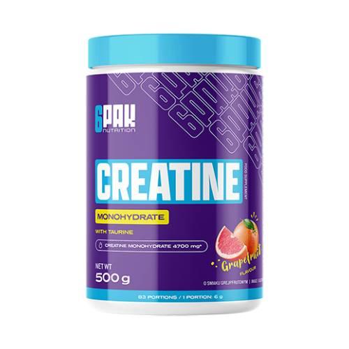 Miniaturka artykułu - 6Pak Nutrition Creatine Monohydrate smak grejpfrut, 500 g