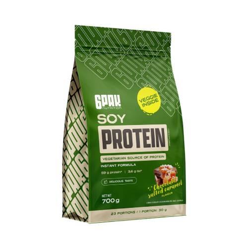 Miniaturka artykułu - 6Pak Nutrition Soy Protein o smaku czekolada - słony karmel, 700 g
