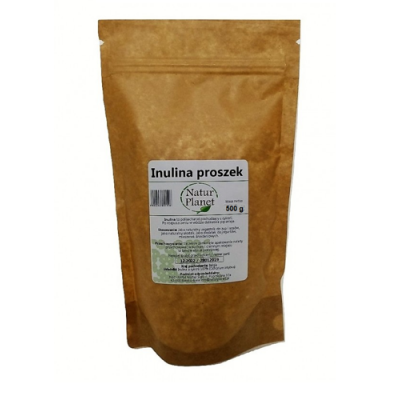 Miniaturka artykułu - Inulina proszek NaturPlanet - 500 g