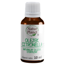 Miniaturka artykułu - NaturPlanet Olejek z Citronelli - 10ml 