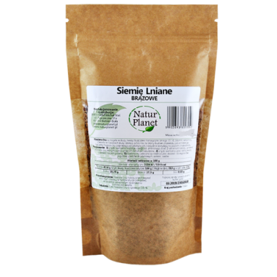 Miniaturka artykułu - NaturPlanet Siemię Lniane złote, 250g