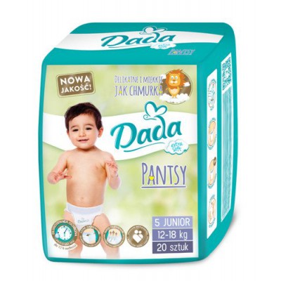 Miniaturka artykułu - DADA 5 Pantsy 12-18kg 20szt (zielone)