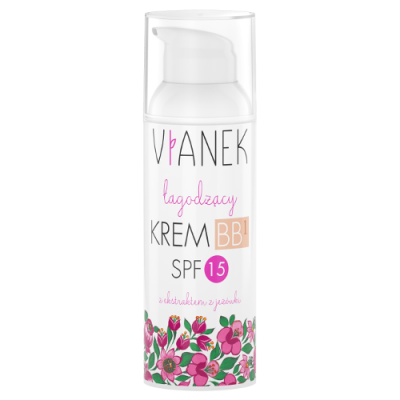 Miniaturka artykułu - VIANEK  Łagodzący krem BB SPF15 (jasny), 50ml