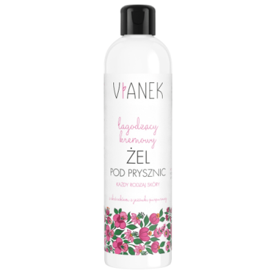 Miniaturka artykułu - VIANEK  Łagodzący kremowy żel pod prysznic, 300ml