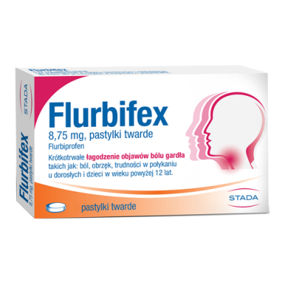 Miniaturka artykułu - Flurbifex 8,75 mg - 16pastyl.