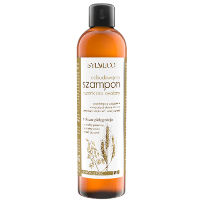 Miniaturka artykułu - SYLVECO Odbudowujący szampon pszeniczno-owsiany - 300ml