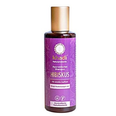 Miniaturka artykułu - KHADI Hibiskus delikatny szampon - 210ml