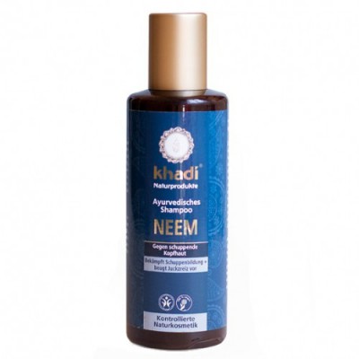 Miniaturka artykułu - KHADI Neem przeciwłupieżowy szampon - 210ml