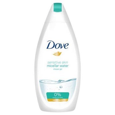 Miniaturka artykułu - Dove Micellar Water Sensitive Skin żel pod prysznic, 250 ml