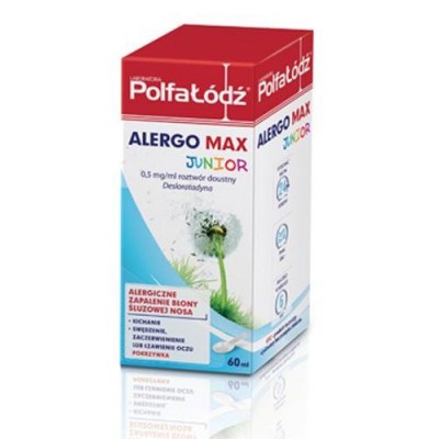 Miniaturka artykułu - ALERGO MAX JUNIOR - 60ml 