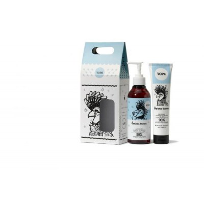 YOPE Zestaw Świeża trawa szampon, 300 ml + odżywka, 170 ml 