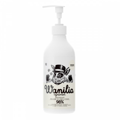 YOPE Balsam do ciała i rąk Wanilia & Cynamon, 300ml