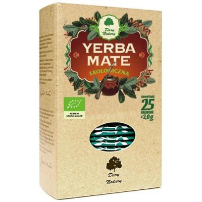Miniaturka artykułu - DARY NATURY Yerba Mate 25x2g 