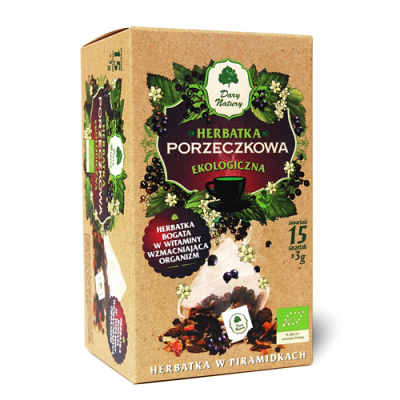 Miniaturka artykułu - DARY NATURY Herbata porzeczkowa 15x3g 