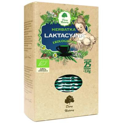 Miniaturka artykułu - Dary Natury Herbata Laktacyjna 25x2g 