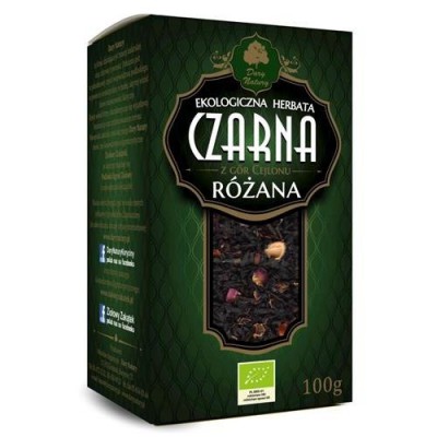 Miniaturka artykułu - Dary Natury Herbata Czarna r&oacute;żana 100g