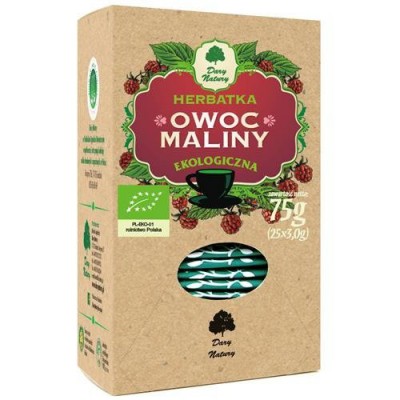 Miniaturka artykułu - DARY NATURY Malina Owoc 25x3g 