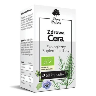 Miniaturka artykułu - Zdrowa cera - 60kaps. DARY NATURY