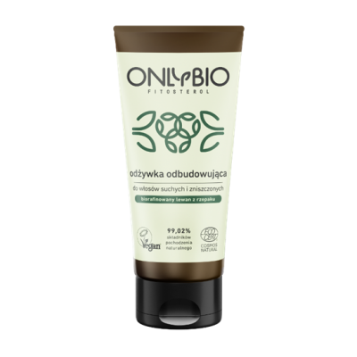 Miniaturka artykułu - OnlyBio Fitosterol odżywka odbudowująca do włos&oacute;w suchych i zniszczonych, 200ml