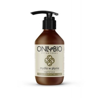Miniaturka artykułu - OnlyBio Fitosterol regenerujące mydło w płynie z olejem ze słonecznika pompka, 250ml